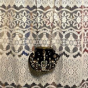 Beaded free people clutch
